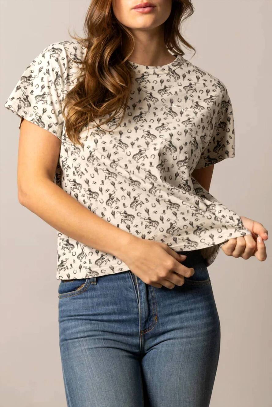 NEW KIMES RANCH hayloft shirt in bone